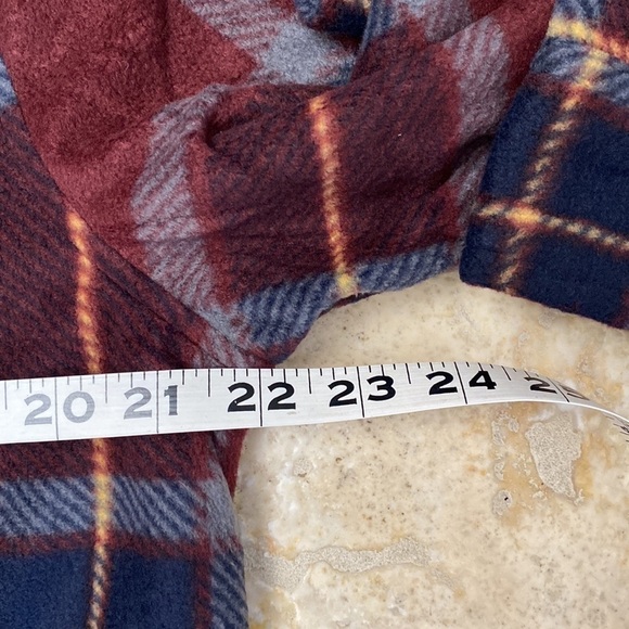 NWT Freedom Foundry Plaid Fleece Lined Shacket Jacket shirt Men’s Unisex Size M - Picture 12 of 12